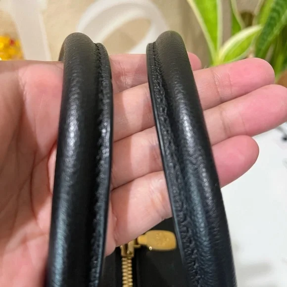 MCM BLACK LEATHER HANDBAG - Picture 5 of 14